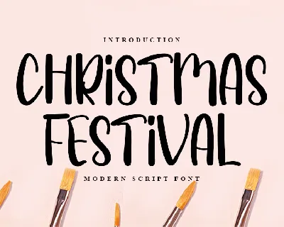 Christmas Festival font