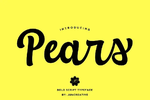 Pears font
