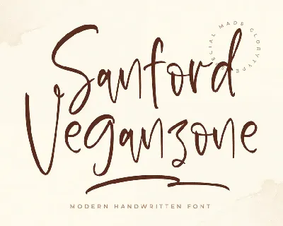 Sanford Veganzone font