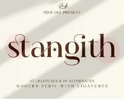 Stangith font