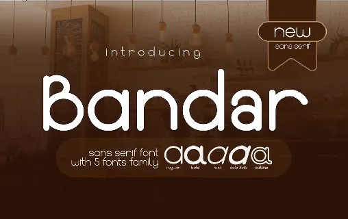 Bandar Sans Serif Modern font