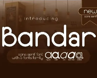 Bandar Sans Serif Modern font