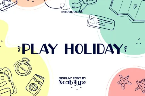 Play Holiday Display font