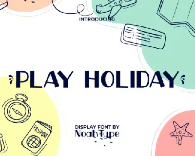 Play Holiday Display font
