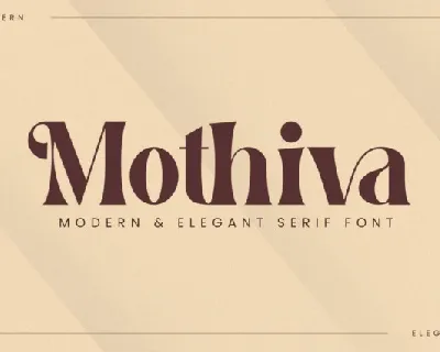 Mothiva font