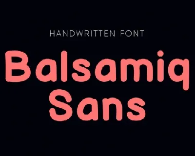 Balsamiq Family font