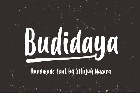 Budidaya Free font