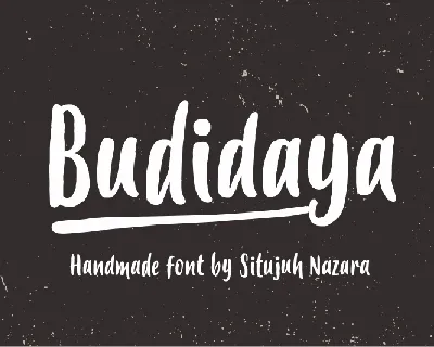 Budidaya Free font