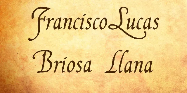 FranciscoLucas font