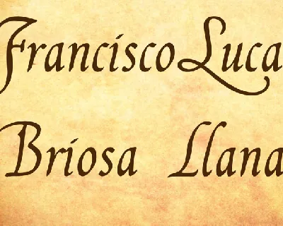 FranciscoLucas font