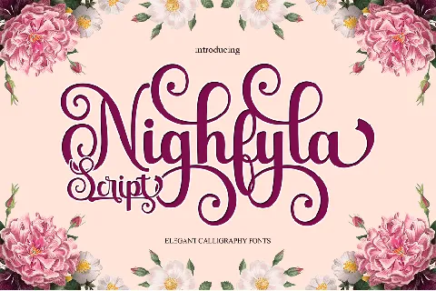 Nighfyla Script demo font