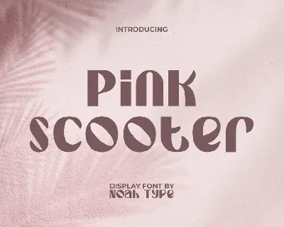 PinkScooterDemo font