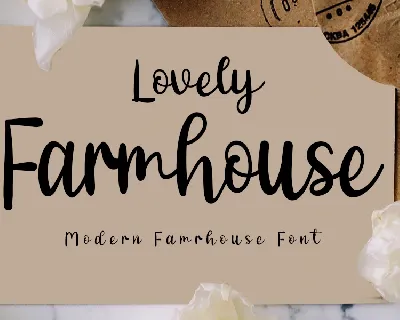 Lovely Farmhouse font