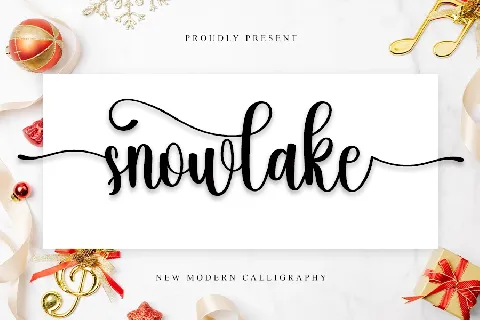 Snowlake font