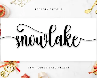 Snowlake font