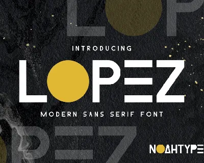 Lopez font