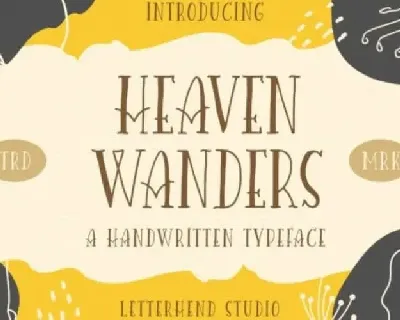 Heaven Wanders Serif font