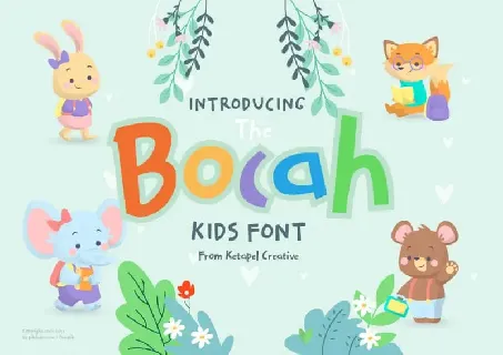 The Bocah Handwritten font