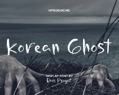 Korean Ghost font