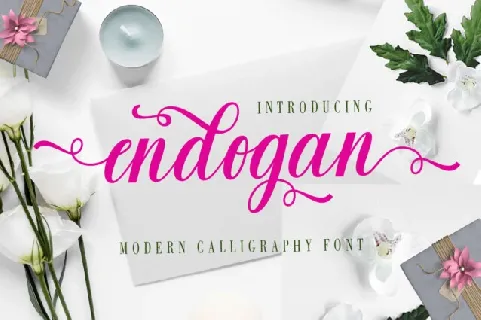 Endogan font