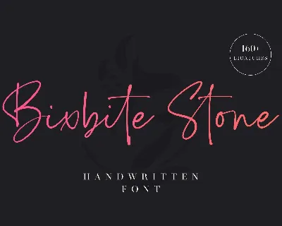 Bixbite Stone font