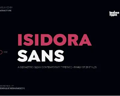 Isidora Sans font