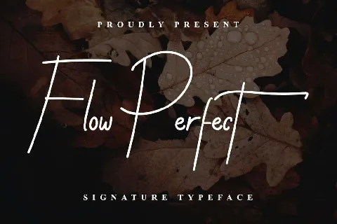 Flow Perfect Typeface font