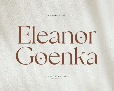 EleanorGoenka font