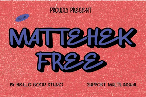Mattehek Free font