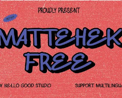 Mattehek Free font