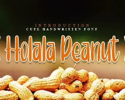 Holala Peanut font