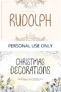 Rudolph Typeface font