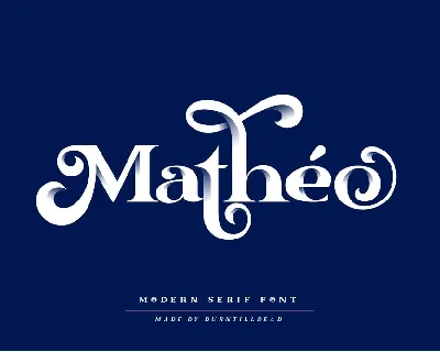 Matheo font