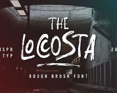 The Loccosta Brush font