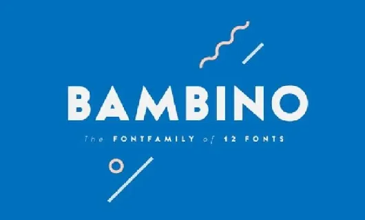 Bambino free font