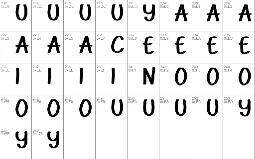 Danycow font