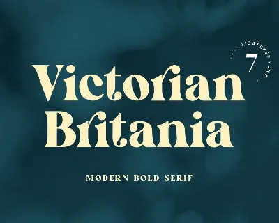 VictorianBritania font