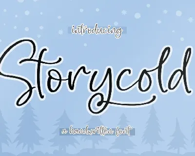 Storycold font