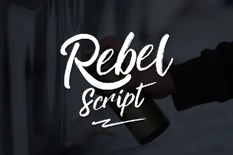 Rebel Script font