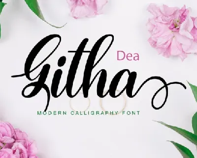 Dea Githa Script font