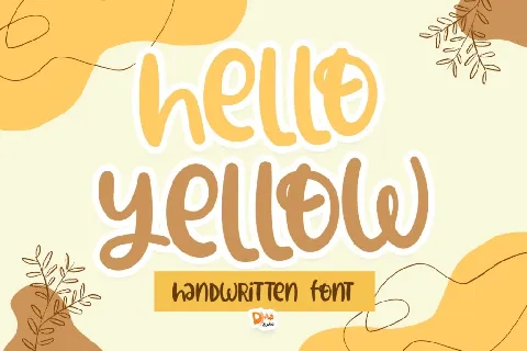 Hello Yellow font