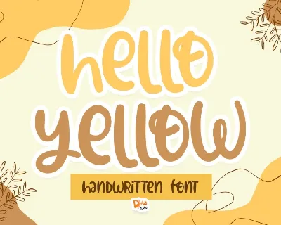 Hello Yellow font