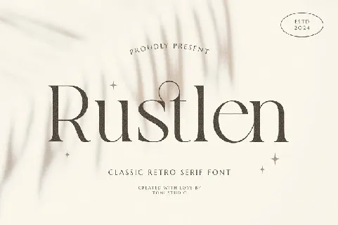 Rustlen font