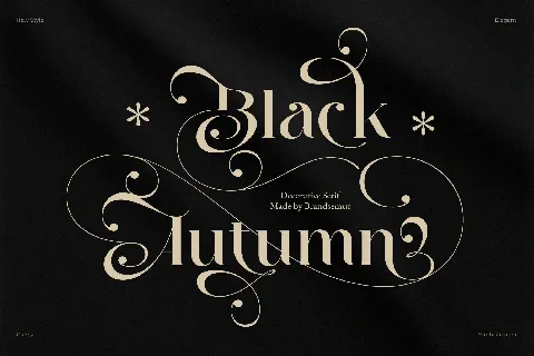 Black Autumn font