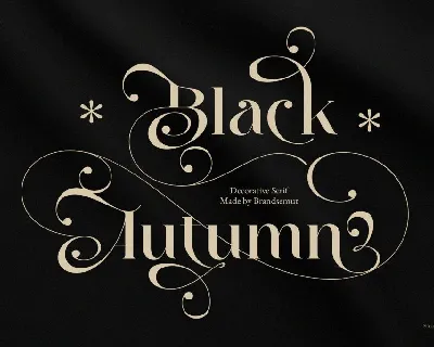 Black Autumn font