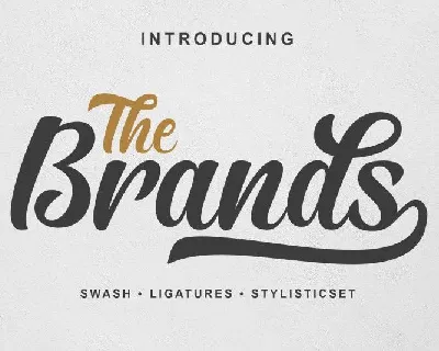 The Brands Script font