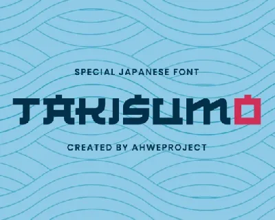 Takisumo font