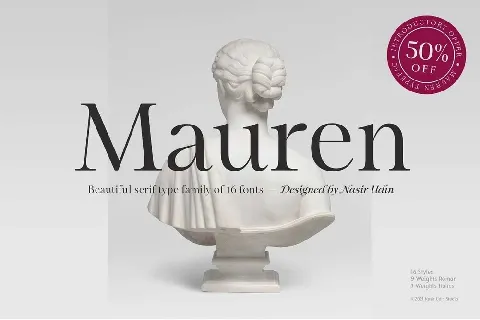 Mauren font