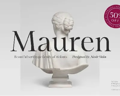 Mauren font