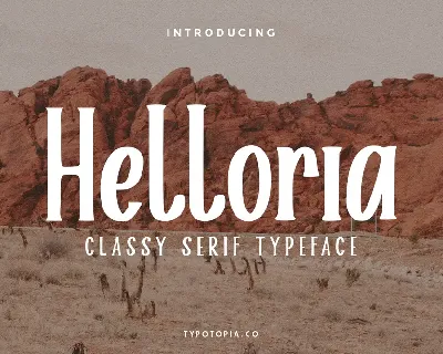 Helloria font